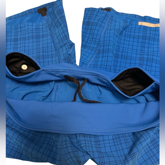 Lululemon Plaid Workout Shorts - Men's Size Small - Picture 3 of 8